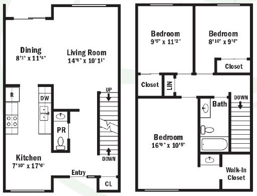 Informative Picture of 3 Bedroom Townhouse with Full Basement 