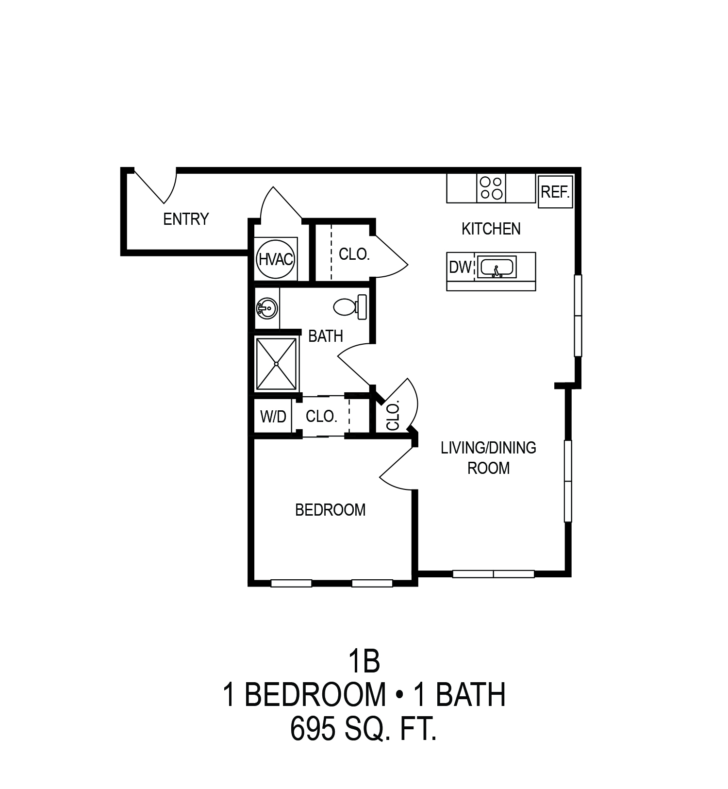 Informative Picture of One Bedroom (B)