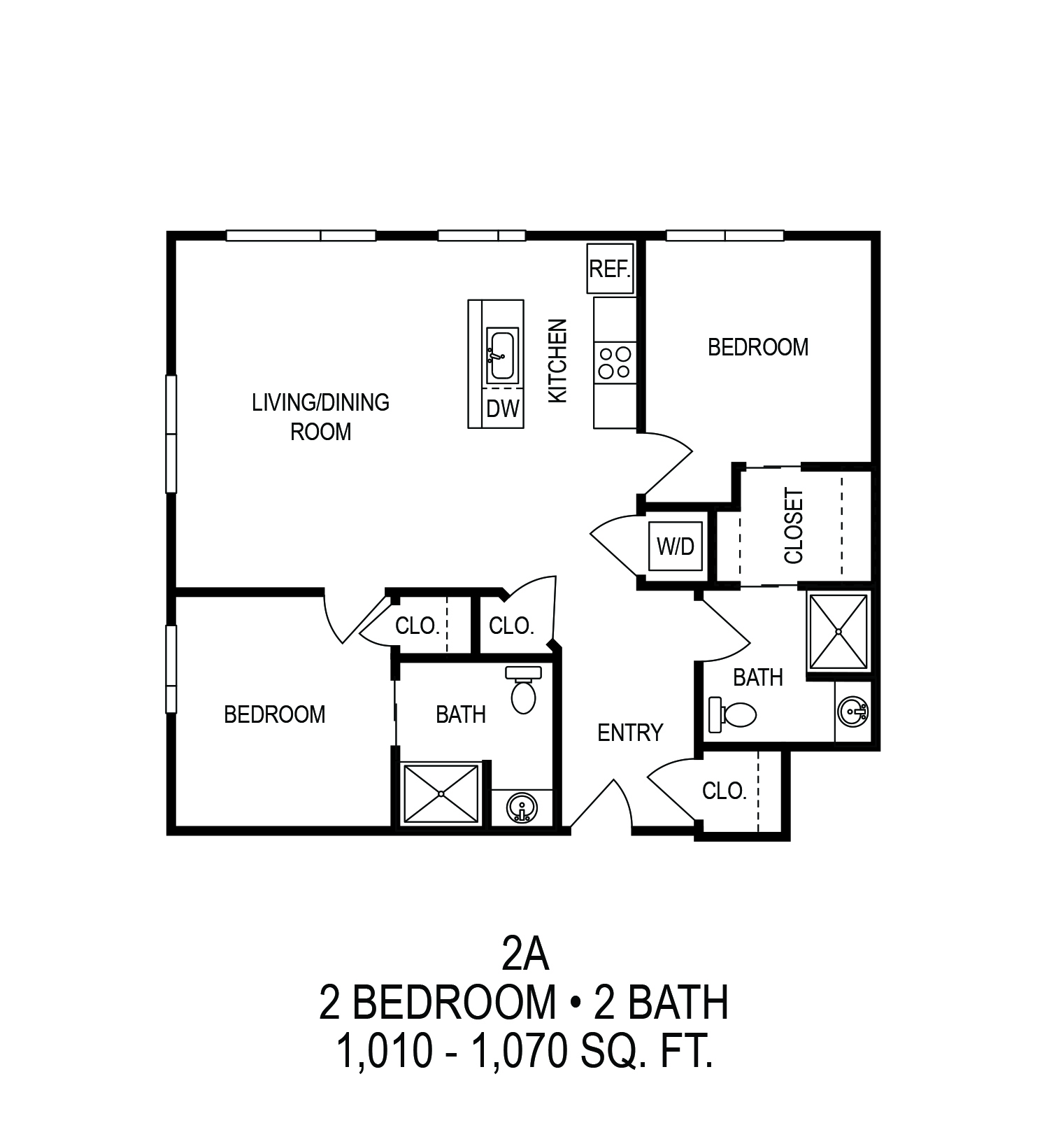 Informative Picture of Two Bedroom (A)* 