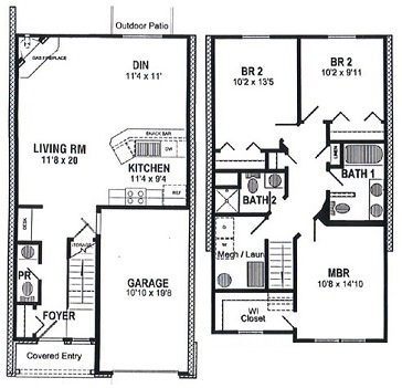 Informative Picture of Three Bedroom  Townhouse 