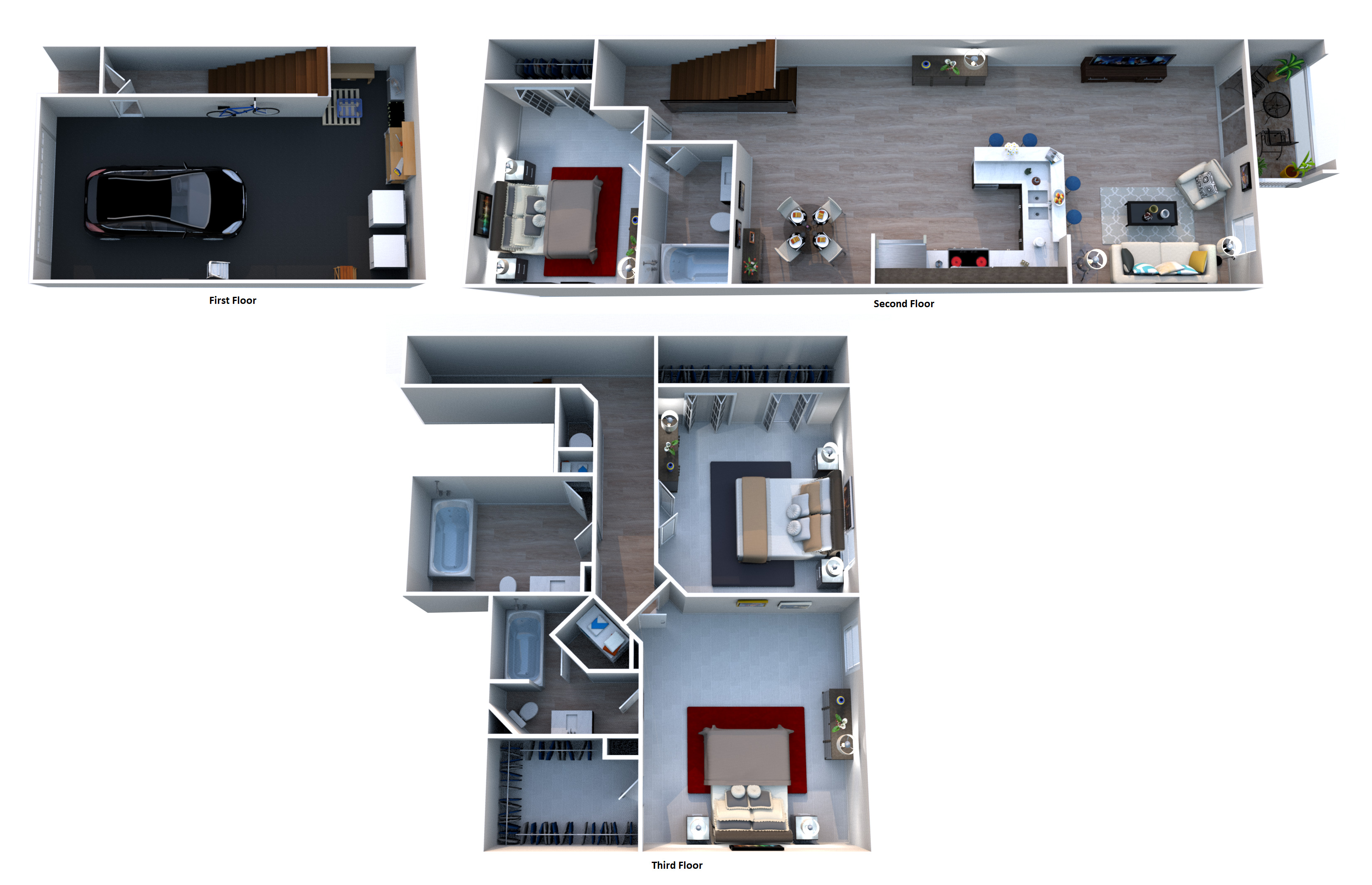 Informative Picture of C3 Riviera - 3-Story Townhomes