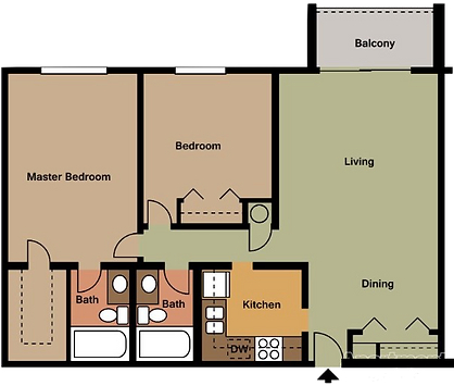 Informative Picture of 2 Bedrooms