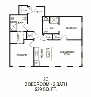 Informative Picture of Two Bedroom (C)*