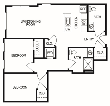 Informative Picture of One Bedroom with Study (D)* 